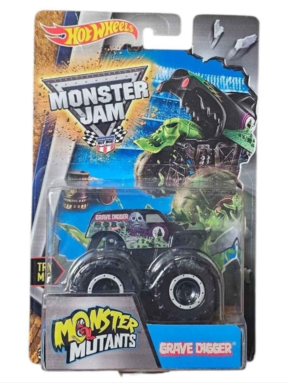 Hot Wheels Monster Jam Monster Mutants Grave Digger toy truck